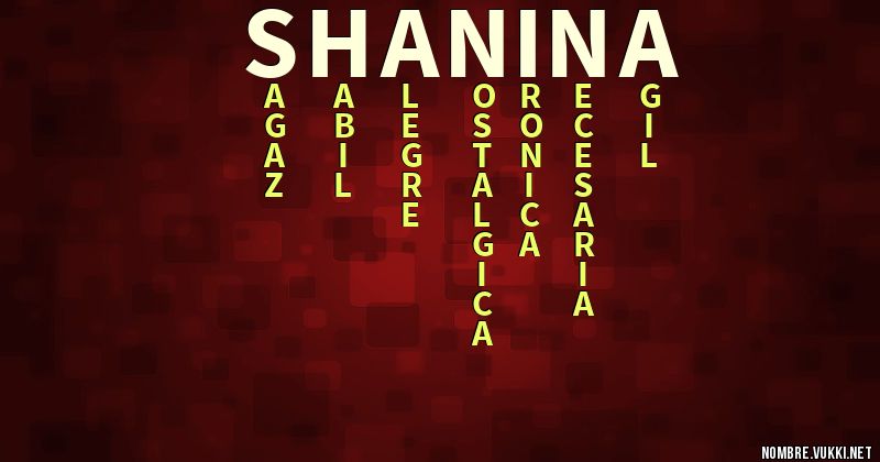 Acróstico shanina