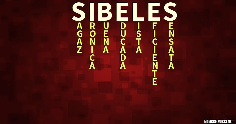 Acróstico sibeles