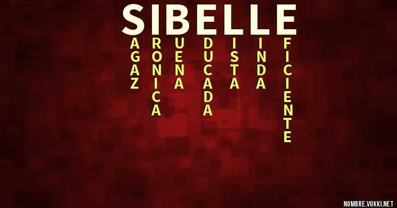 Acróstico sibelle