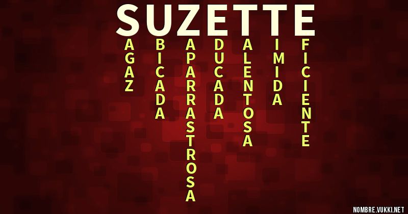 Acróstico suzette