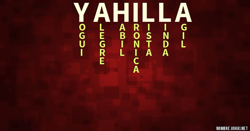 Acróstico yahilla