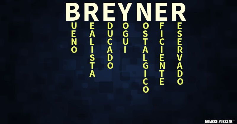 Acróstico breyner