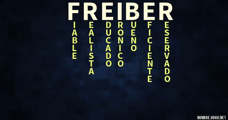 Acróstico freiber