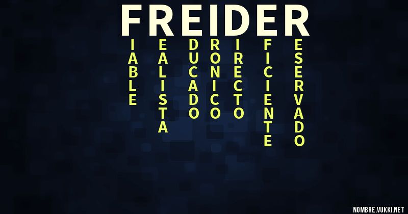 Acróstico freider