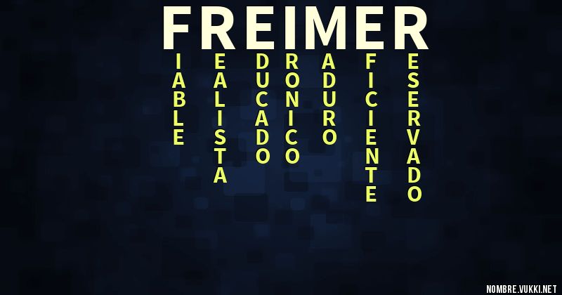 Freimer Qué significa freimer