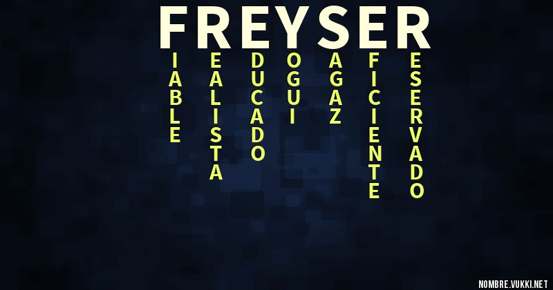 Acróstico freyser