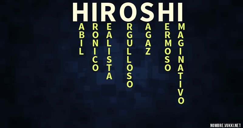 Acróstico hiroshi