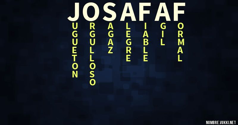 Acróstico josafaf