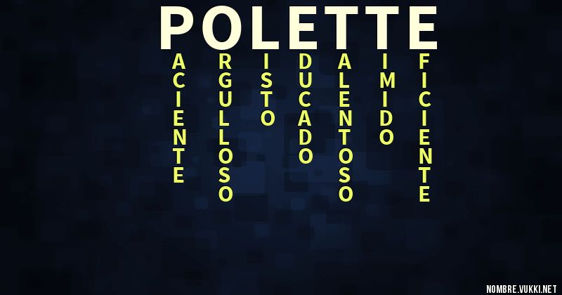 Acróstico polette