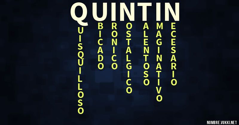 Acróstico quintin