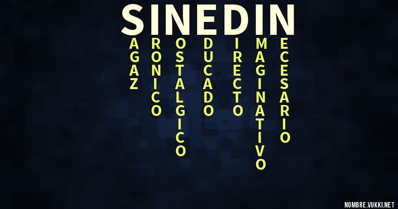 Acróstico sinedin