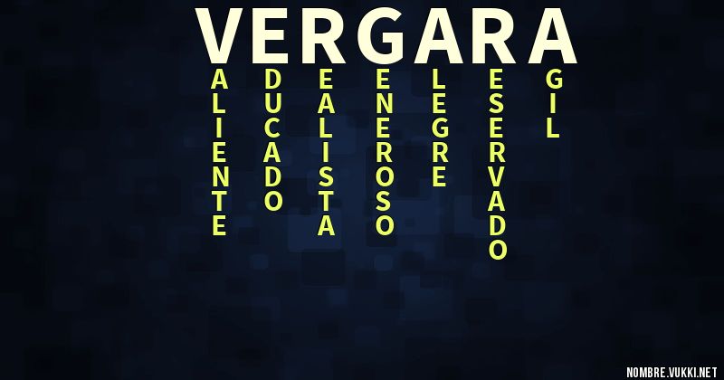 Acróstico vergara