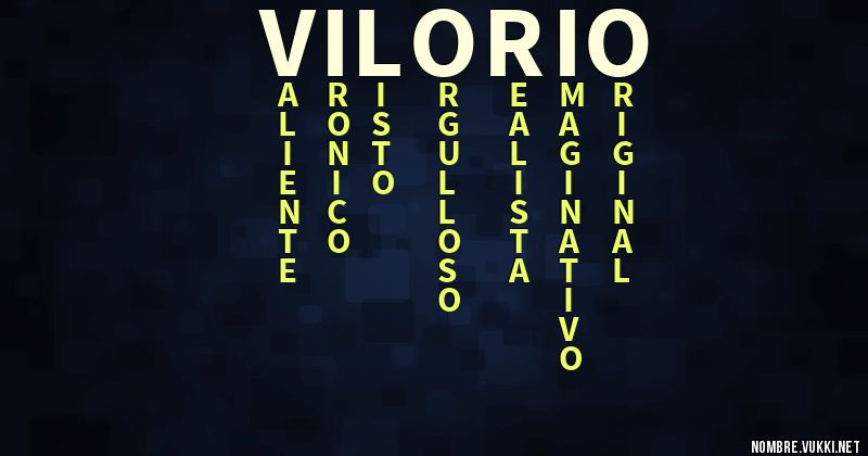 Acróstico vilorio