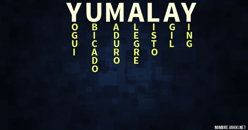 Acróstico yumalay
