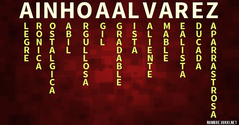 Acróstico ainhoa Álvarez
