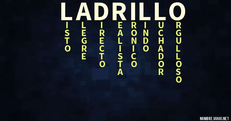 Acróstico ladrillo