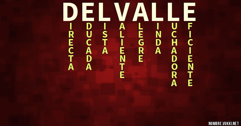 Acróstico delvalle