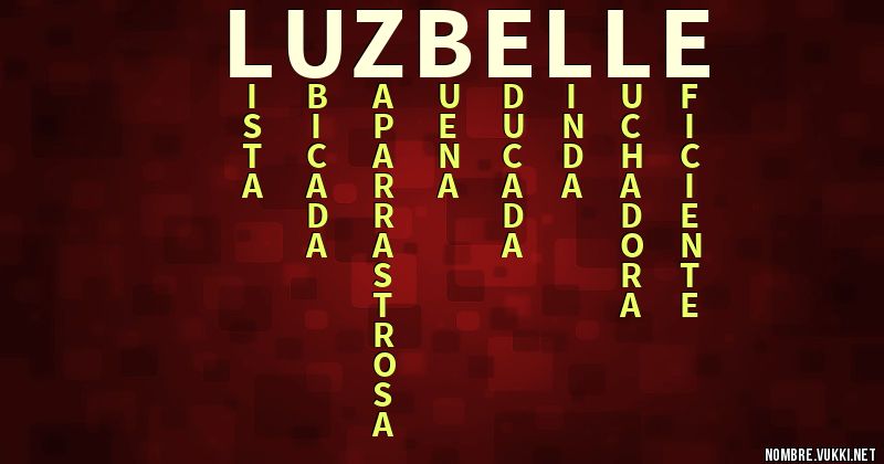 Acróstico luzbelle