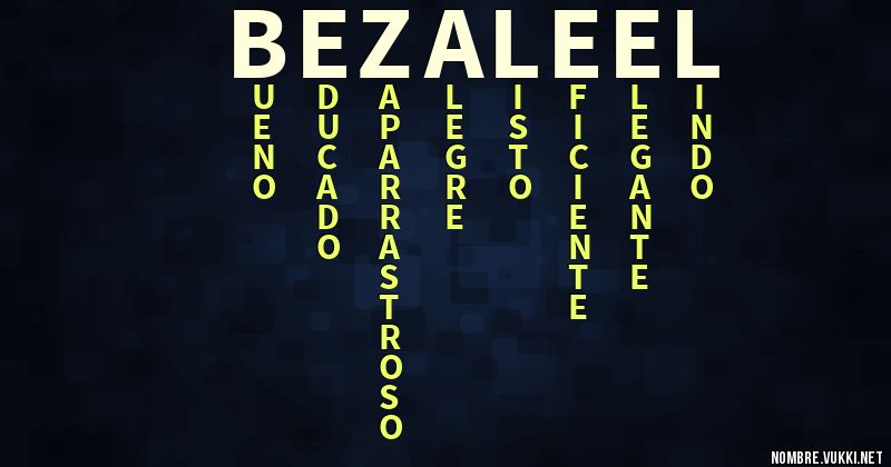Acróstico bezaleel