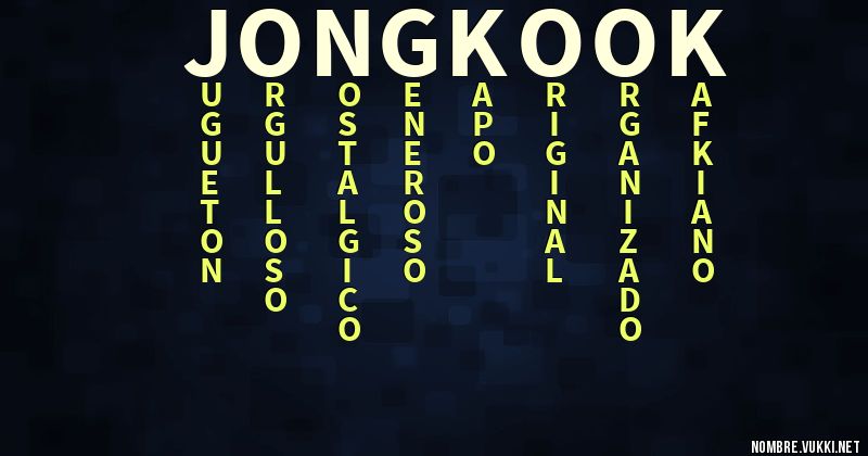 Acróstico jongkook