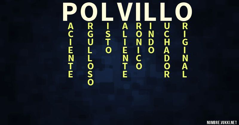 Acróstico polvillo