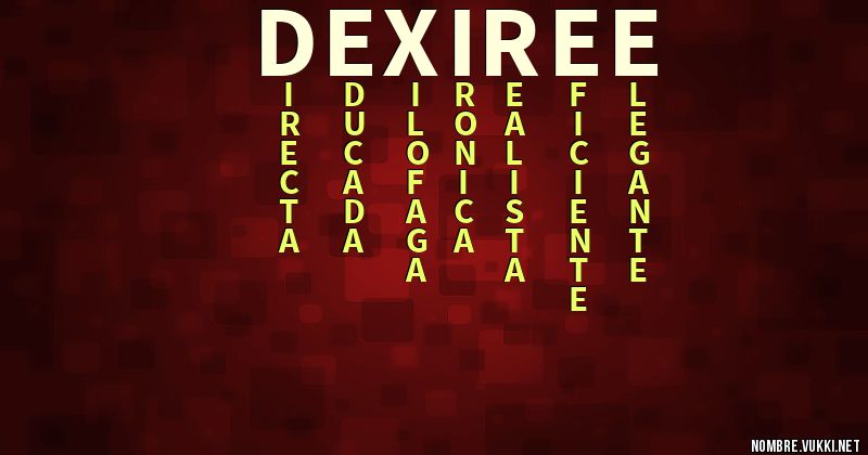 Acróstico dexiree