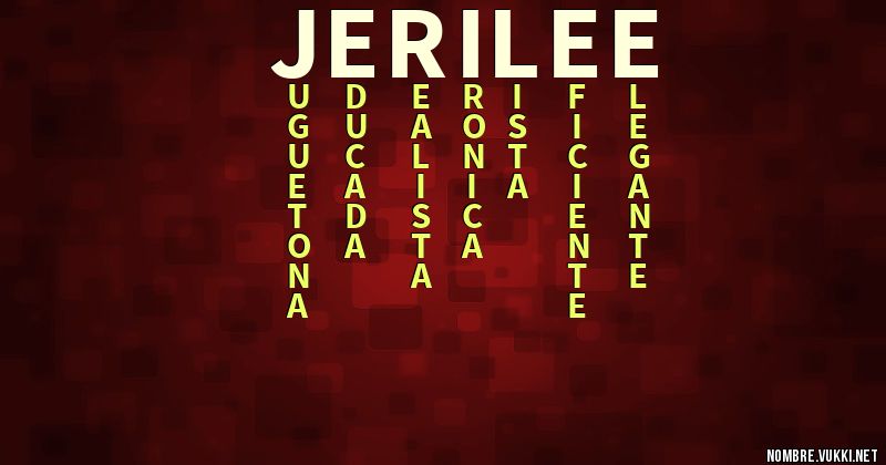Acróstico jerilee