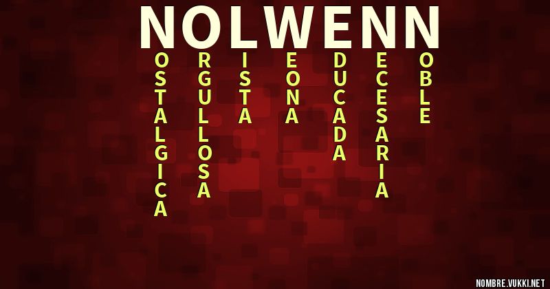 Acróstico nolwenn
