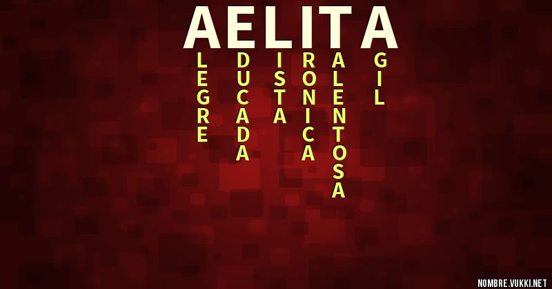 Acróstico aelita
