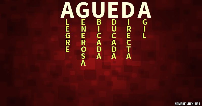 Acróstico agueda