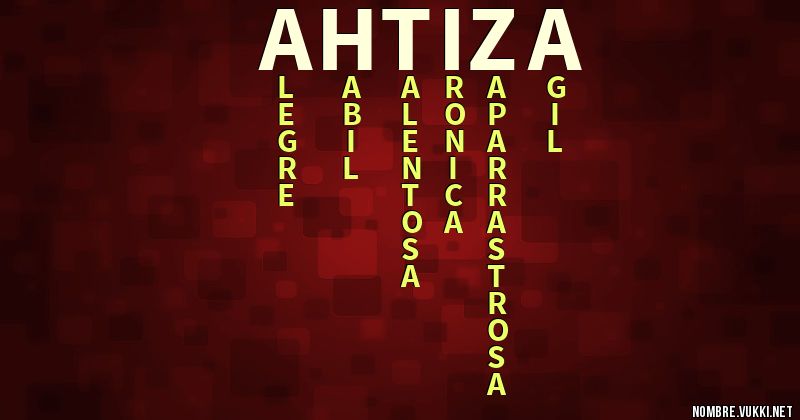 Acróstico ahtiza