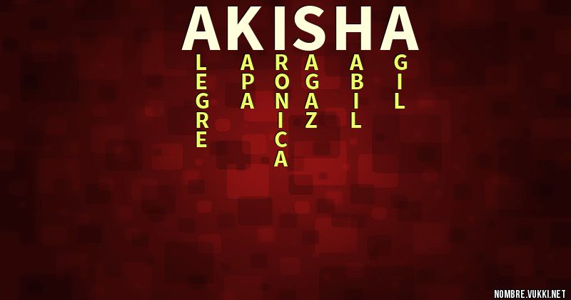 Acróstico akisha