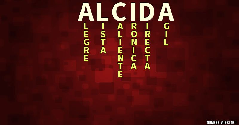 Acróstico alcida