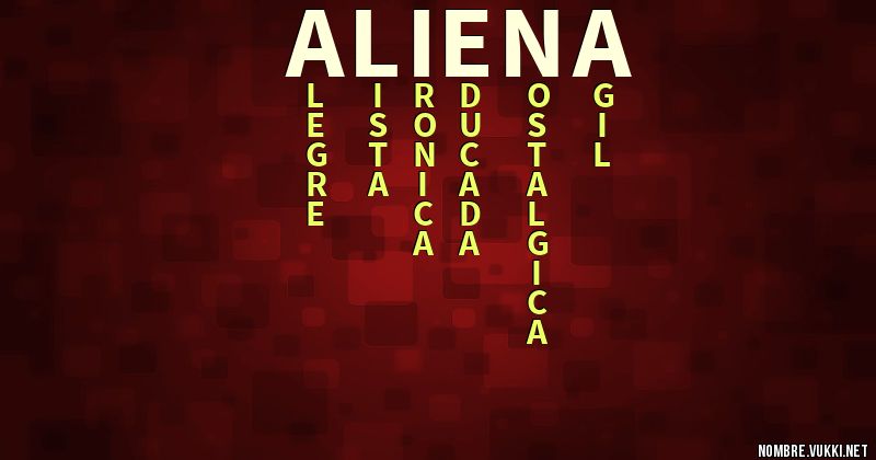 Acróstico aliena