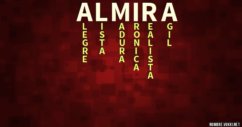 Qué significa almira