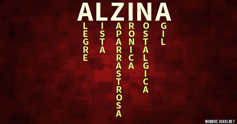 Acróstico alzina