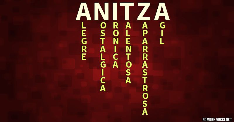 Acróstico anitza