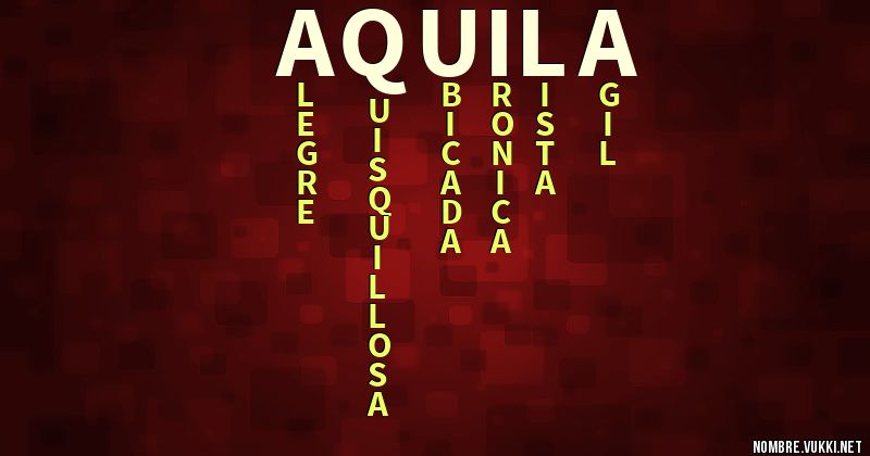 Acróstico aquila
