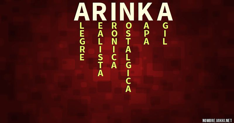 Acróstico arinka