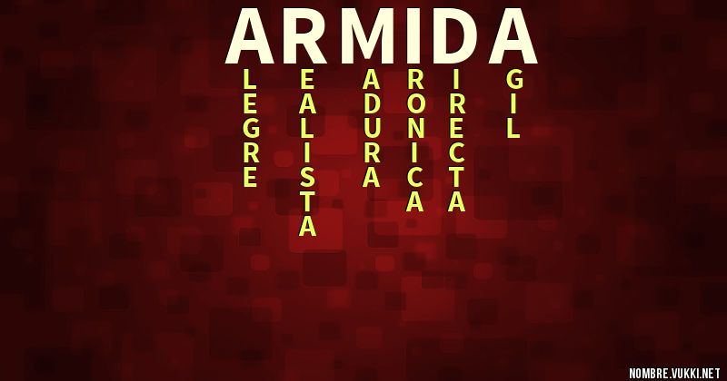 Acróstico armida