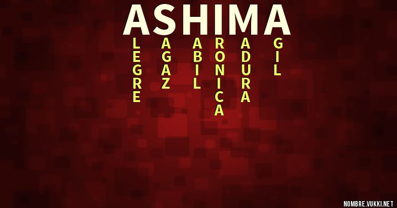 Acróstico ashima