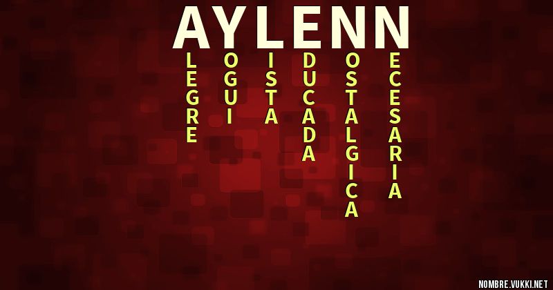 Acróstico aylenn