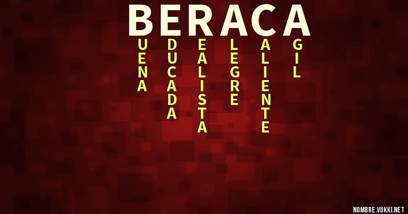 Acróstico beraca