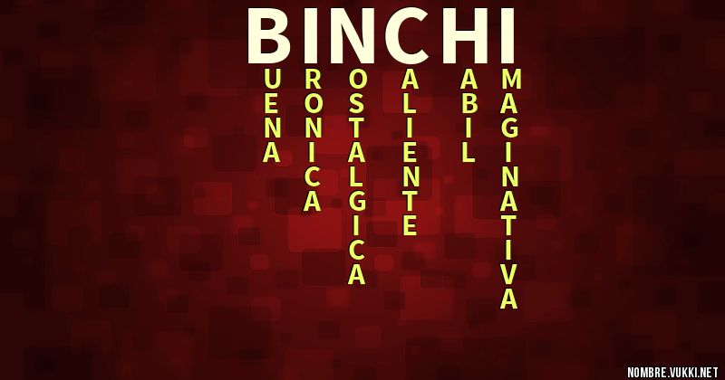 Acróstico binchi