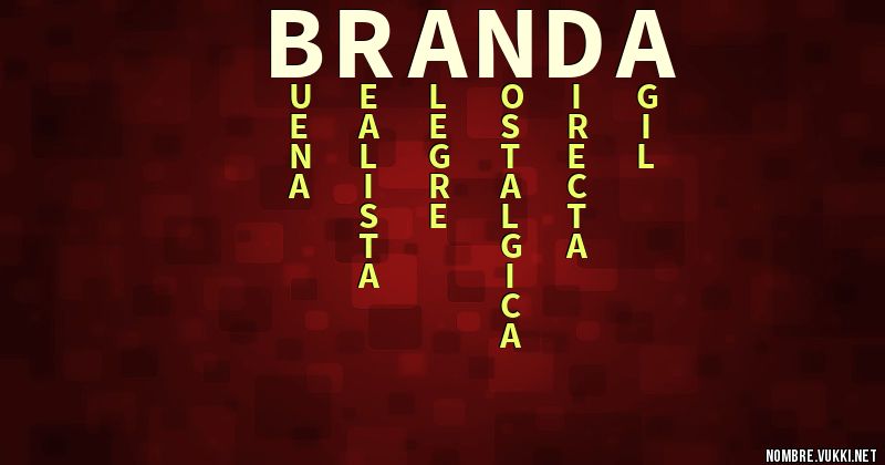 Acróstico branda