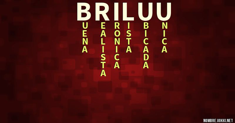 Acróstico briluu