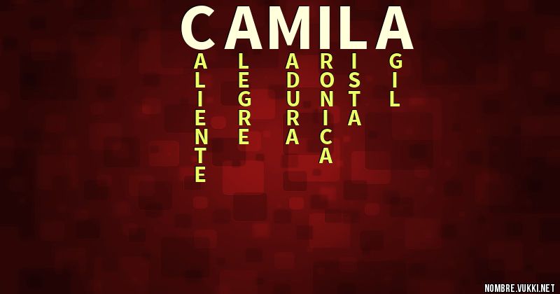 Acróstico camila]