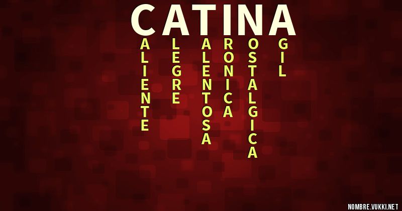 Acróstico catina