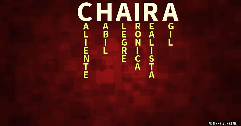 Acróstico chaira