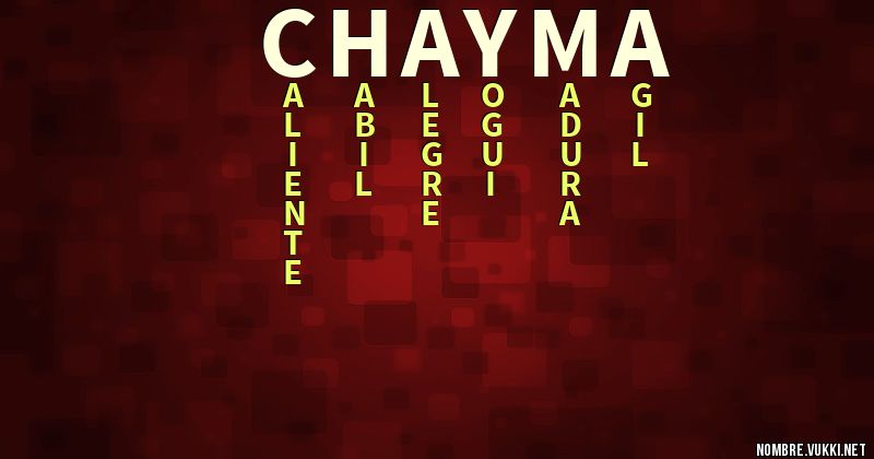 Acróstico chayma